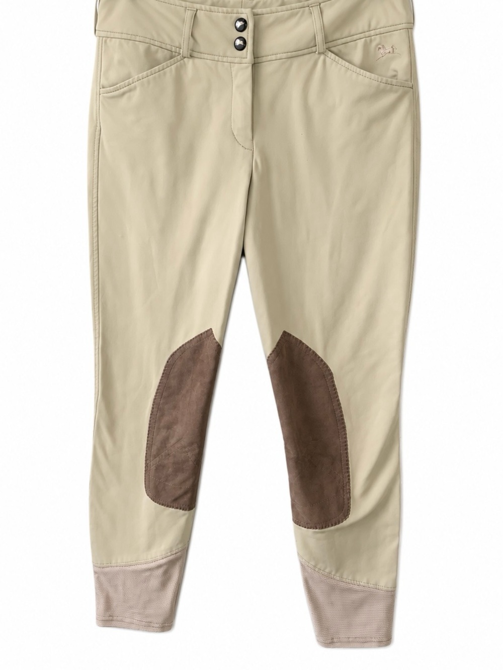 R.J Classics Gulf Breeches Equestrian Riding pants knee patch 26R